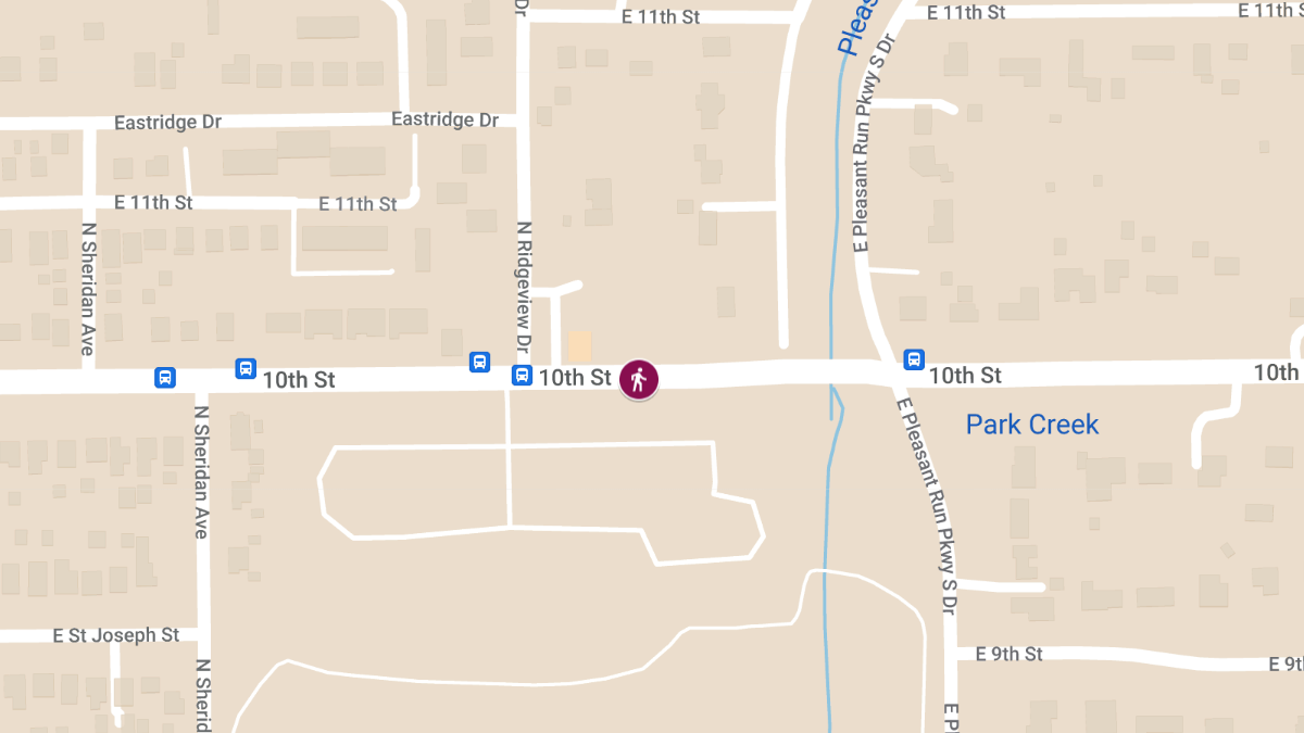 Pedestrian Struck by Vehicle at Kroger Parking Lot on E 10th St