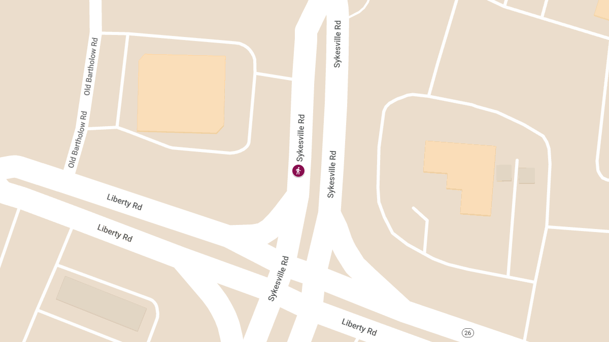 Pedestrian Struck in 1300 Block of Liberty Rd