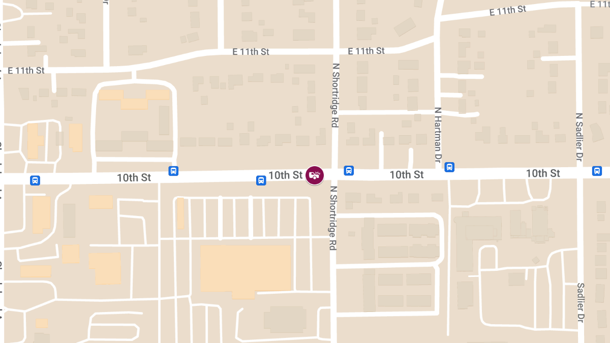 Pedestrian Struck in Parking Lot Accident at 7101 E 10th St