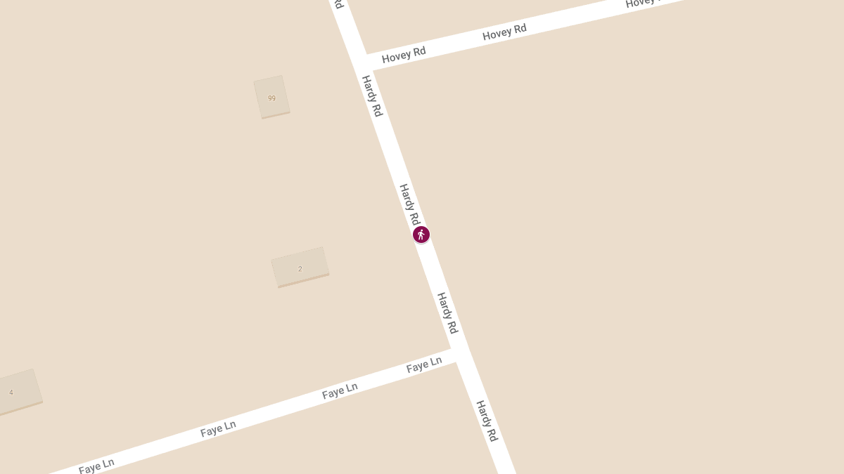 Pedestrian Struck on Hardy Rd Near Faye Ln, Roadway Closed