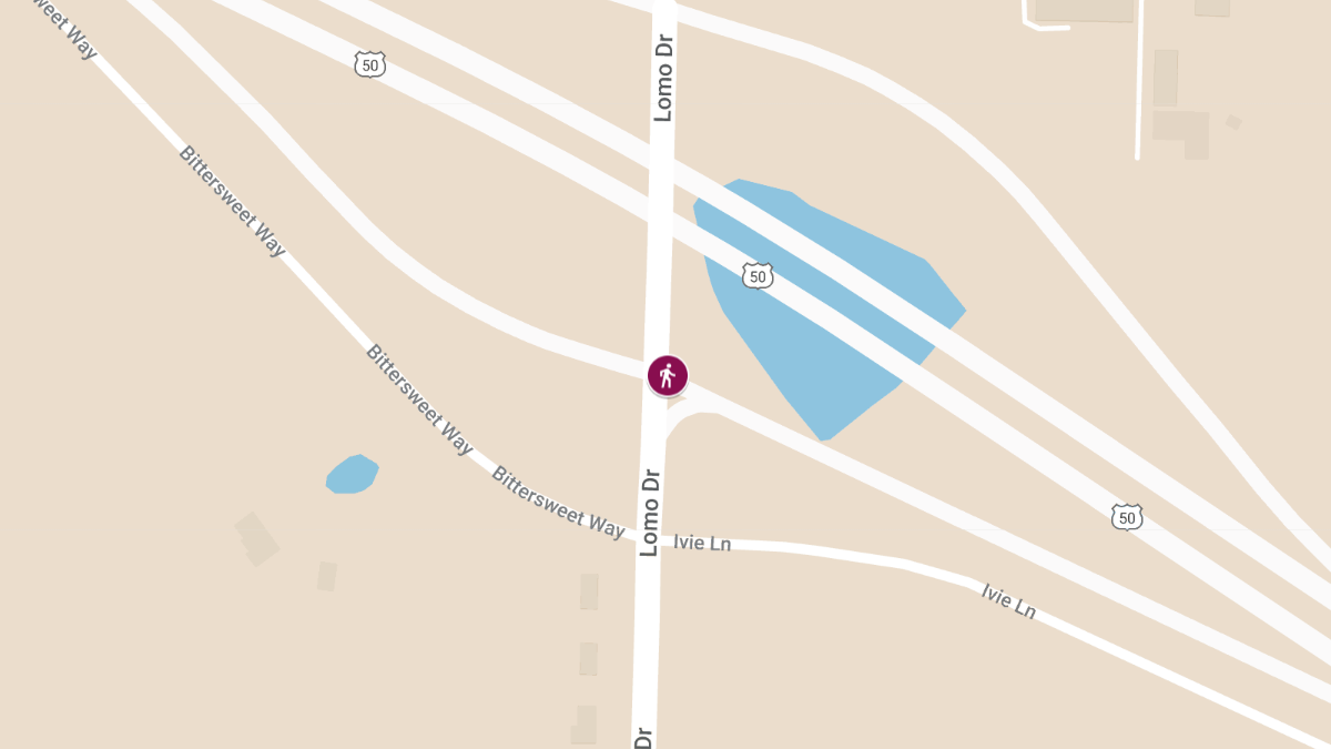 Pedestrian Struck on Route D South of US-50