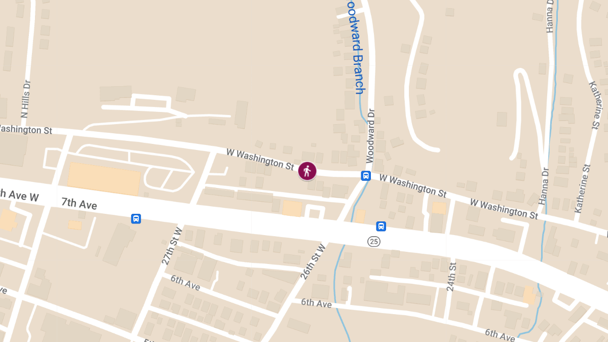 Pedestrian Struck on Washington St W