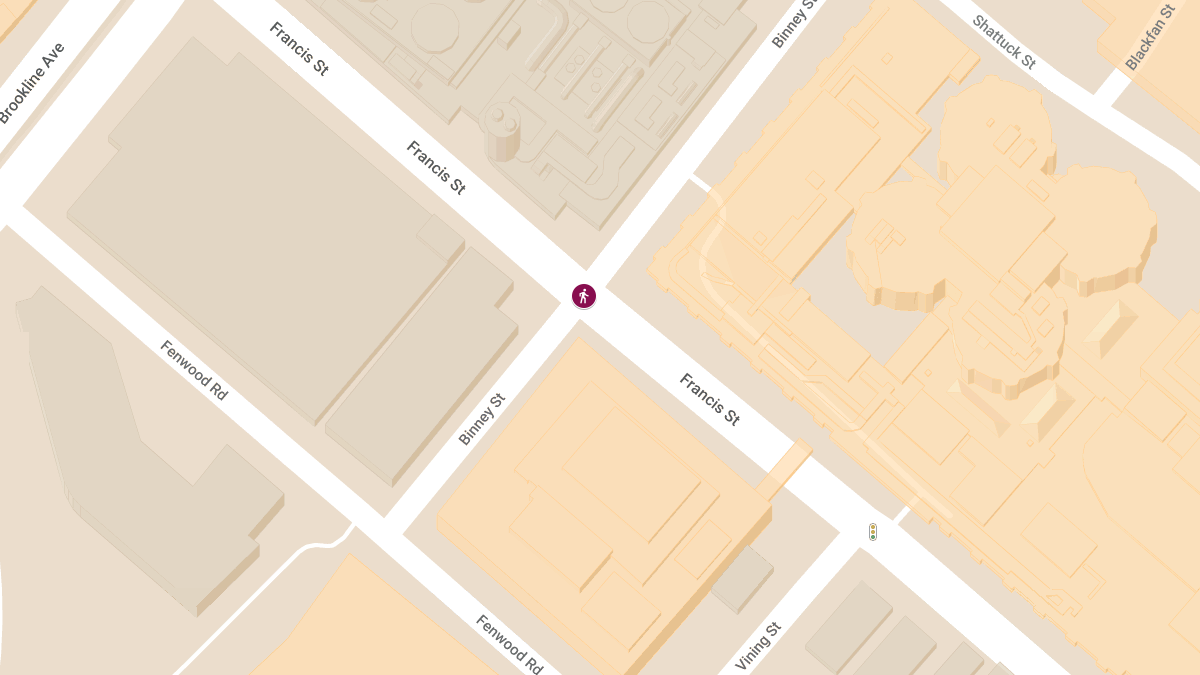 Pedestrian Suffers Life-Threatening Injuries in Crash at Binney St & Francis St