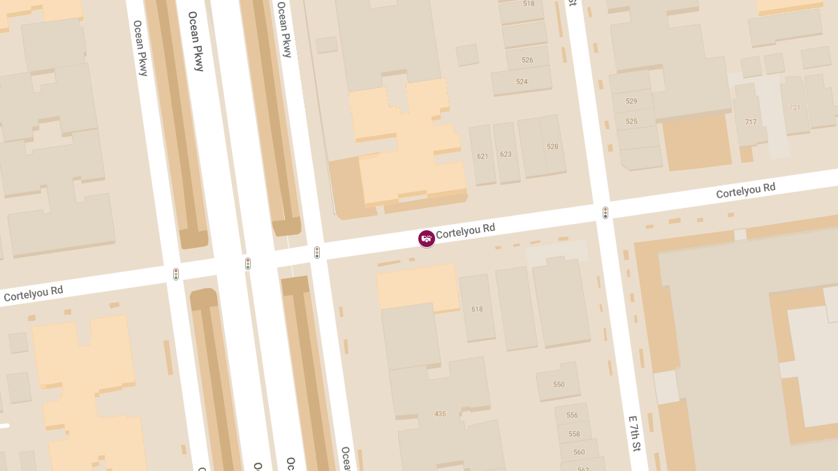 Person Injured in Car Accident on Cortelyou Rd