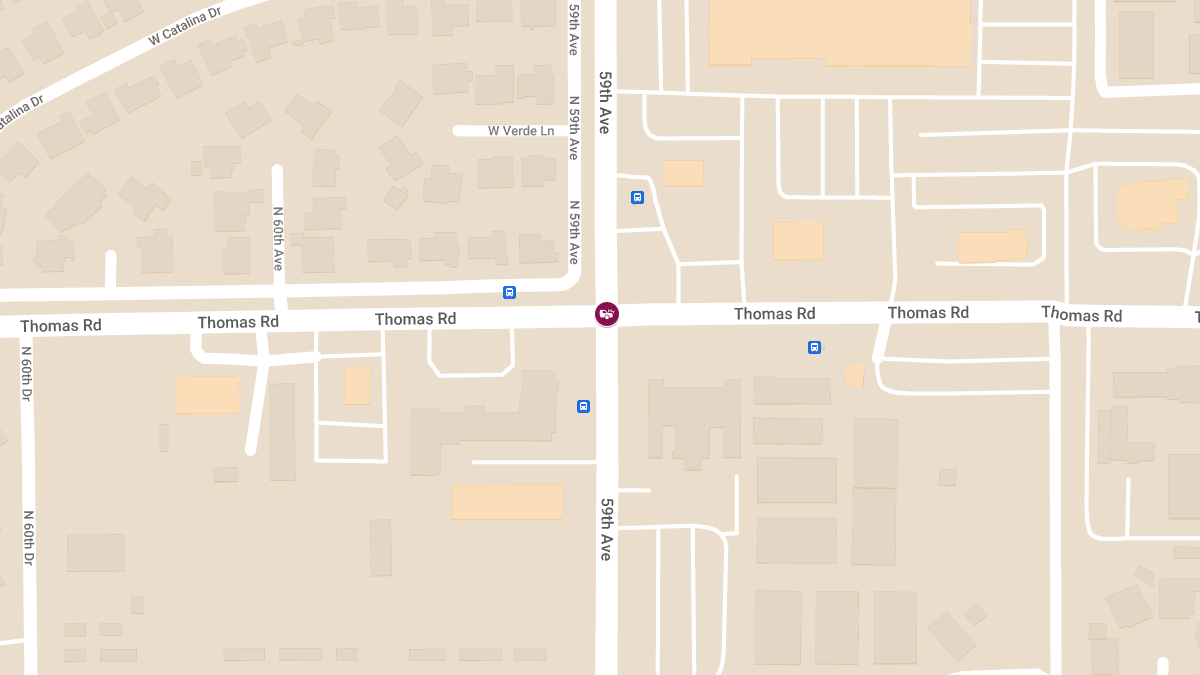 Person Injured in Crash Involving Dodge Durango and Kia at N 59th Ave and W Thomas Rd