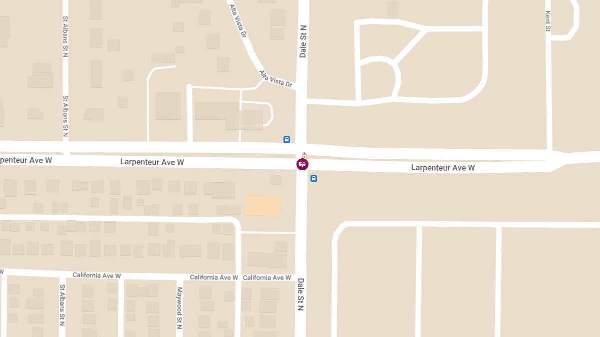 Person Injured in Vehicle Crash at Larpenteur Ave W & Dale St N