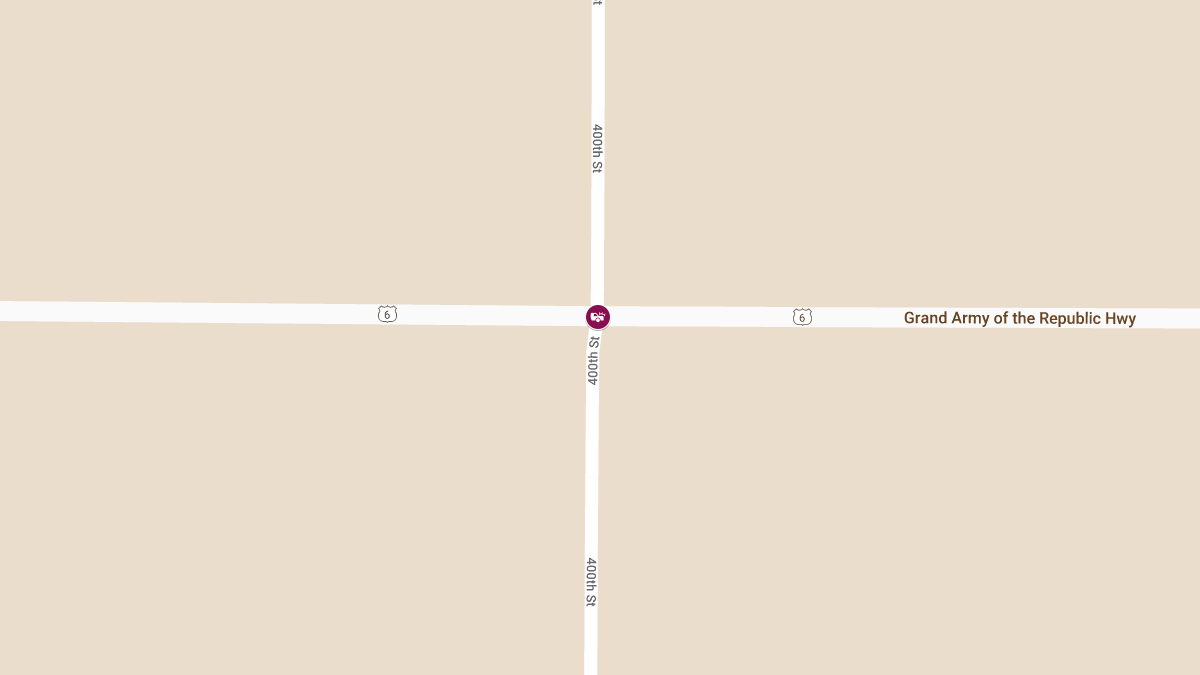 Personal Injury Accident at 400th St & Hwy 6