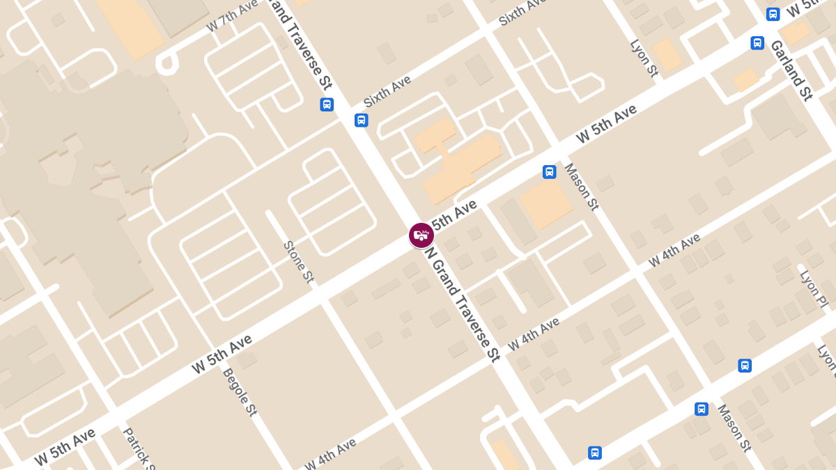 Personal Injury Accident at W Fifth Ave and N Grand Traverse St