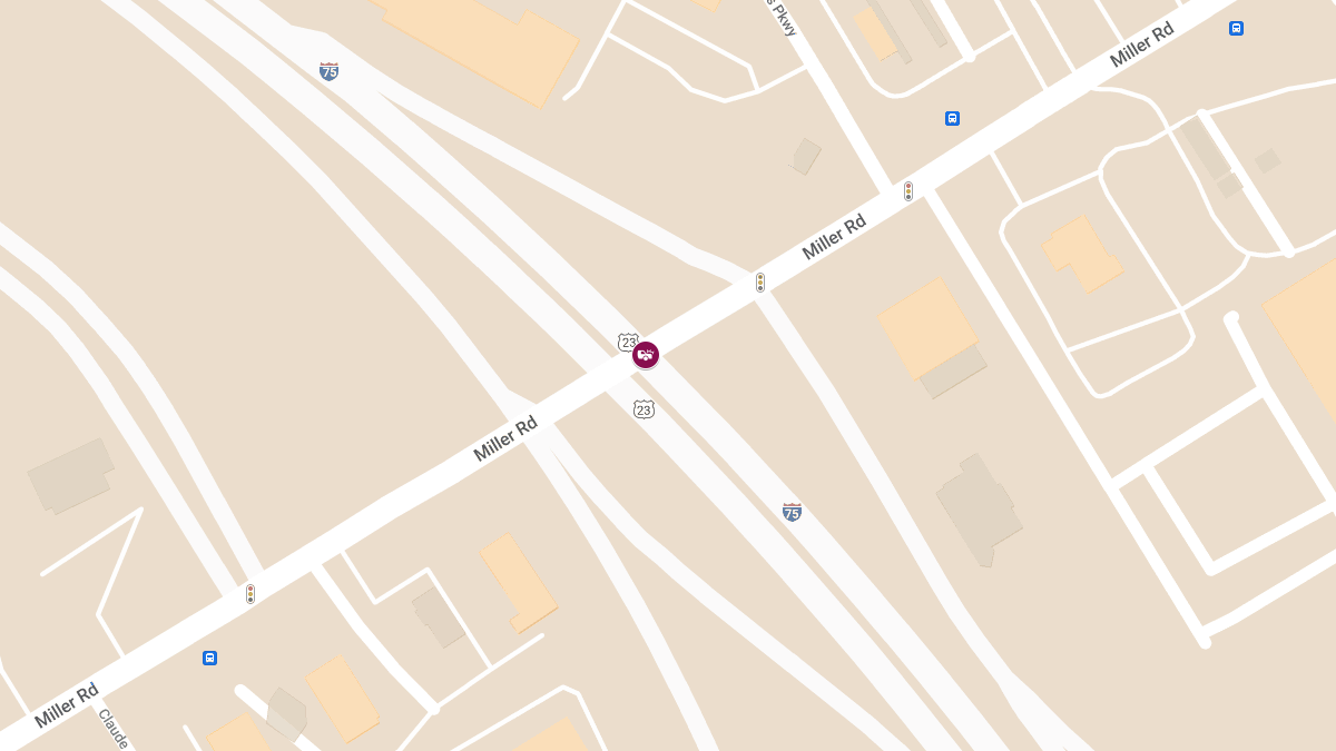 Personal Injury Accident on SB I-75 at Miller Rd