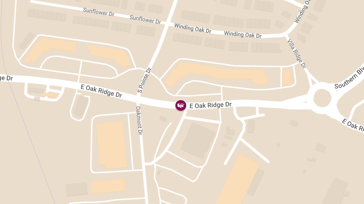 Personal Injury Collision on E Oak Ridge Dr Near One-Lane Bridge