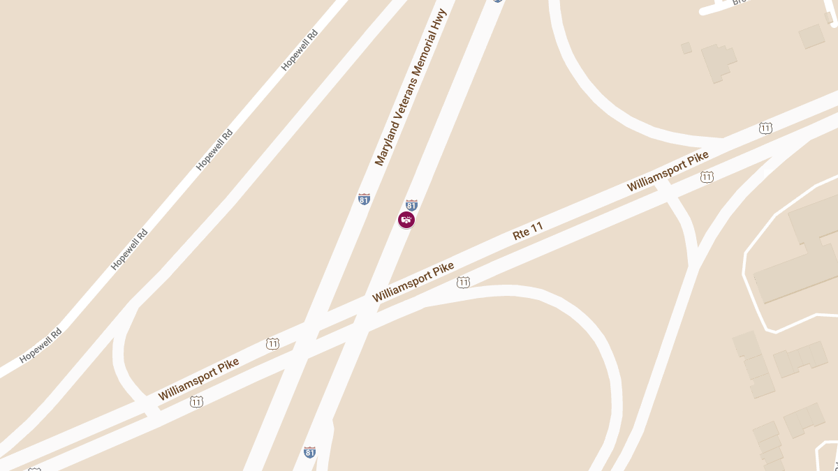 Personal Injury Collision on I-81 NB Near Exit 7A