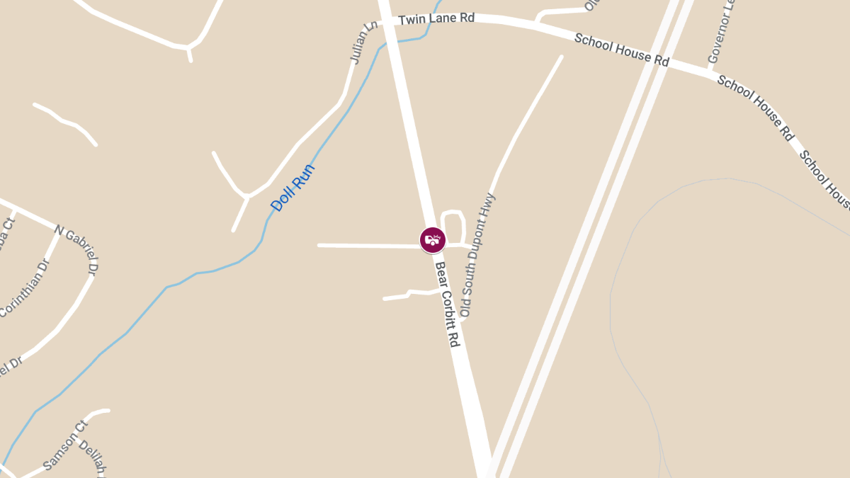Pickup and Box Truck Collision with Injuries on Bear Corbitt Rd Near Delaware Logistics Center