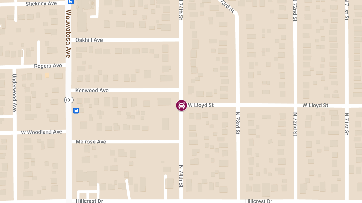 Police Pursuit Ends in Crash at 74th St & Lloyd St