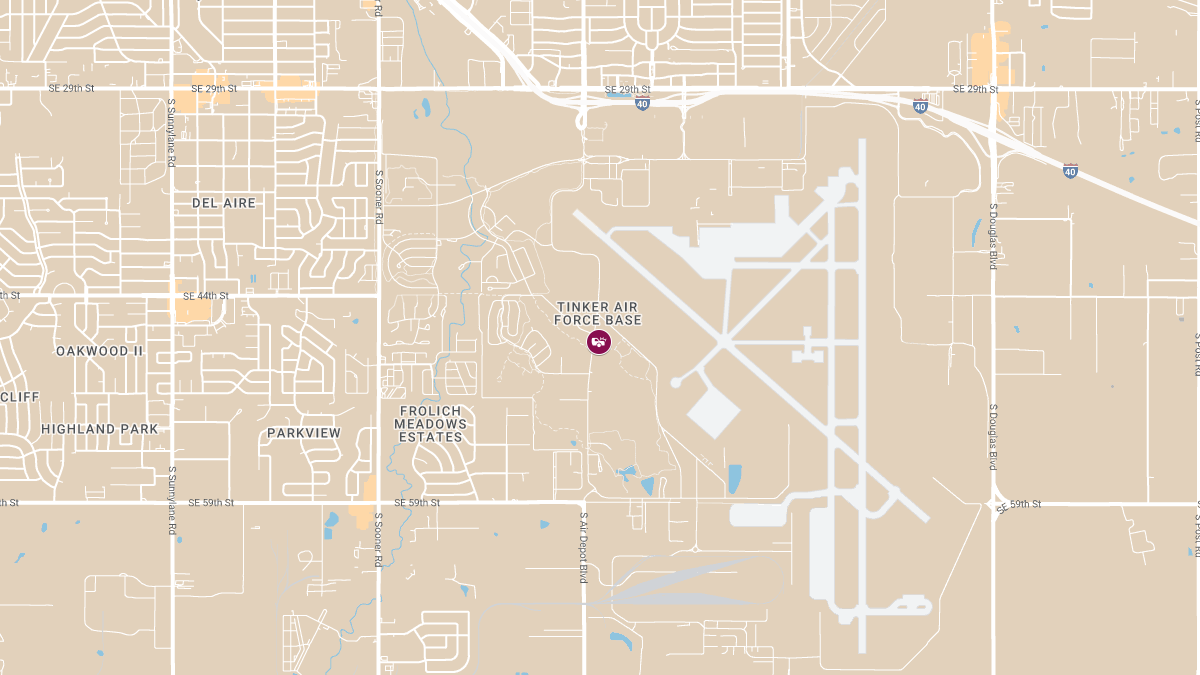 Pursuit Ends in Crash Near Tinker Air Force Base