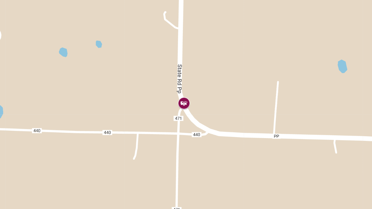 Rear-End Collision on Route PP Injures One