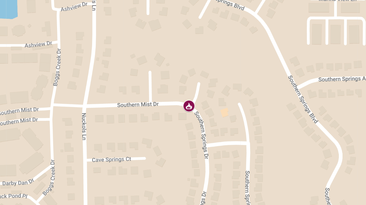 Residential Fire on Southern Springs Dr Results in Injuries