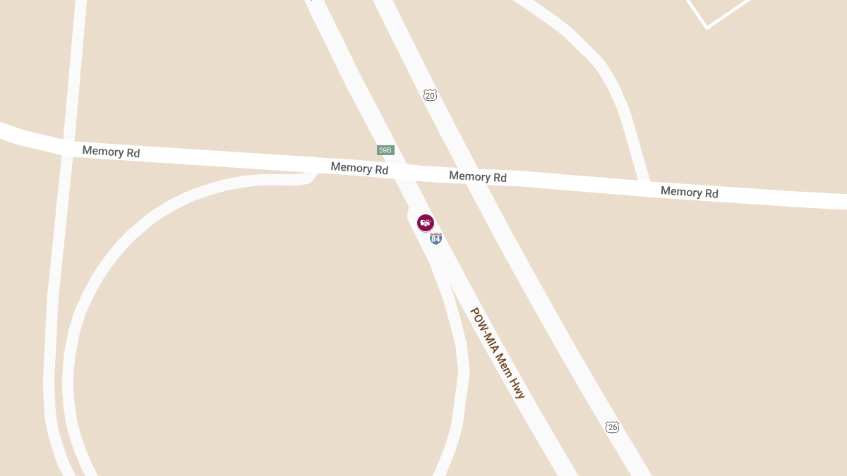 Rollover Accident with Injuries on EB I-84 near Eisenmann Rd