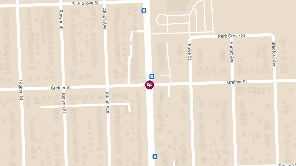 Rollover Collision at Greiner St & Hoover St