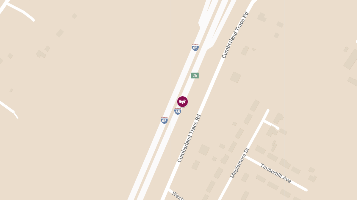 Rollover Collision with Injuries at MM 67.3 on I-65 North