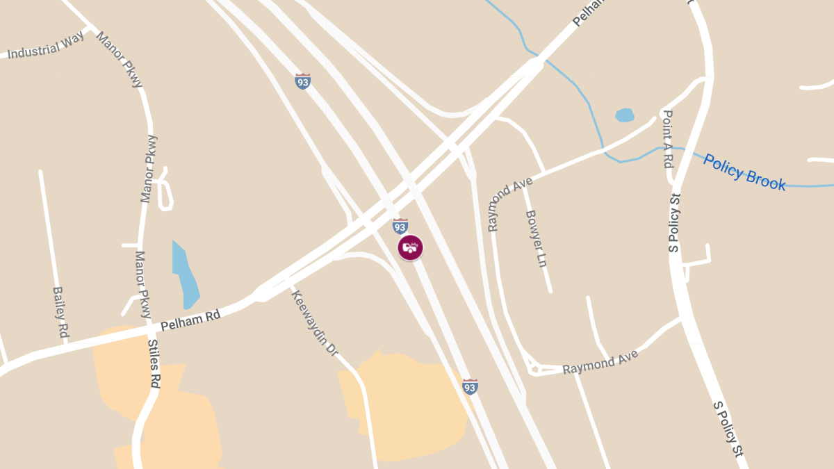 Rollover Crash on I-93 SB at Windham Town Line
