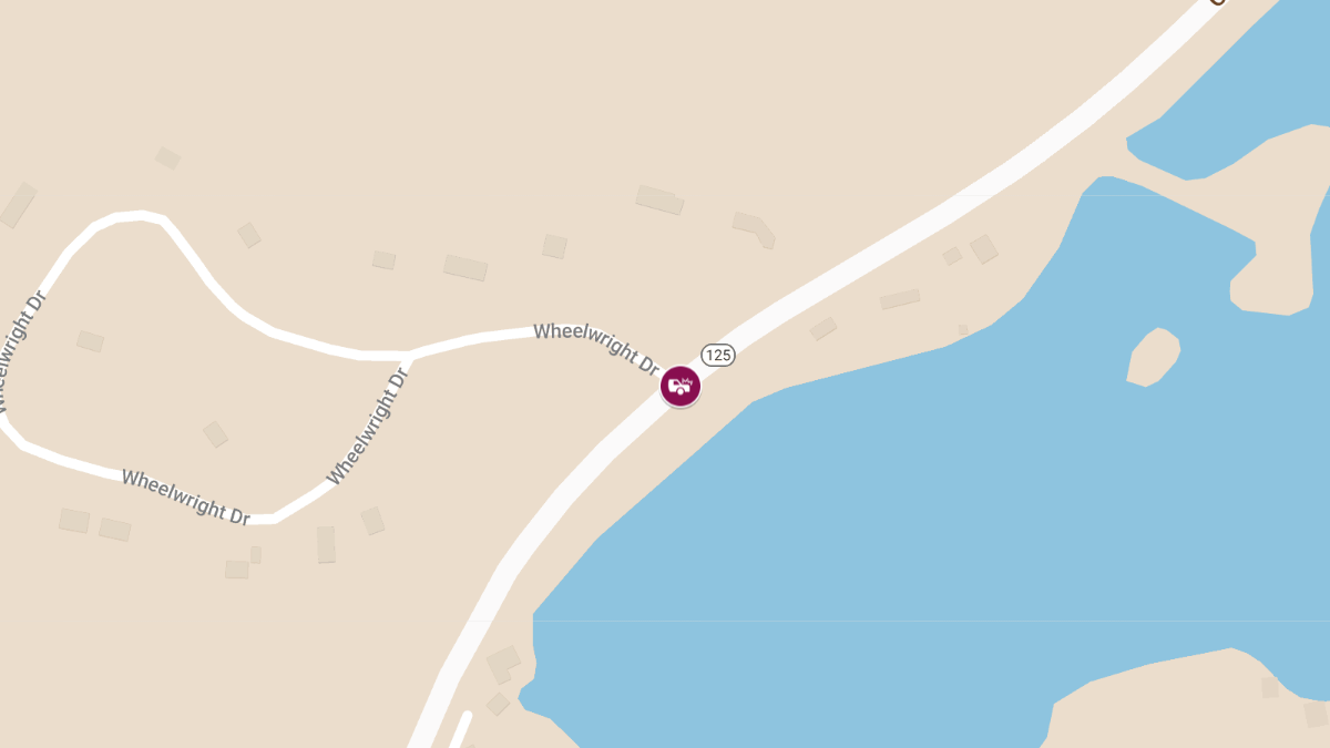 Rollover Crash on NH Rte 125 Near Wheelwright Dr Causes Road Closure
