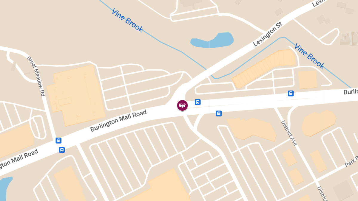 Rollover Crash with Injuries at Lexington St & Burlington Mall Rd Ramp