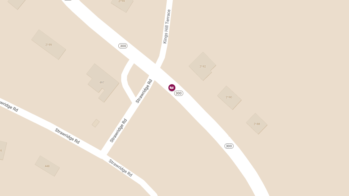 Rte 300 Accident with Injuries Near Straw Ridge Rd