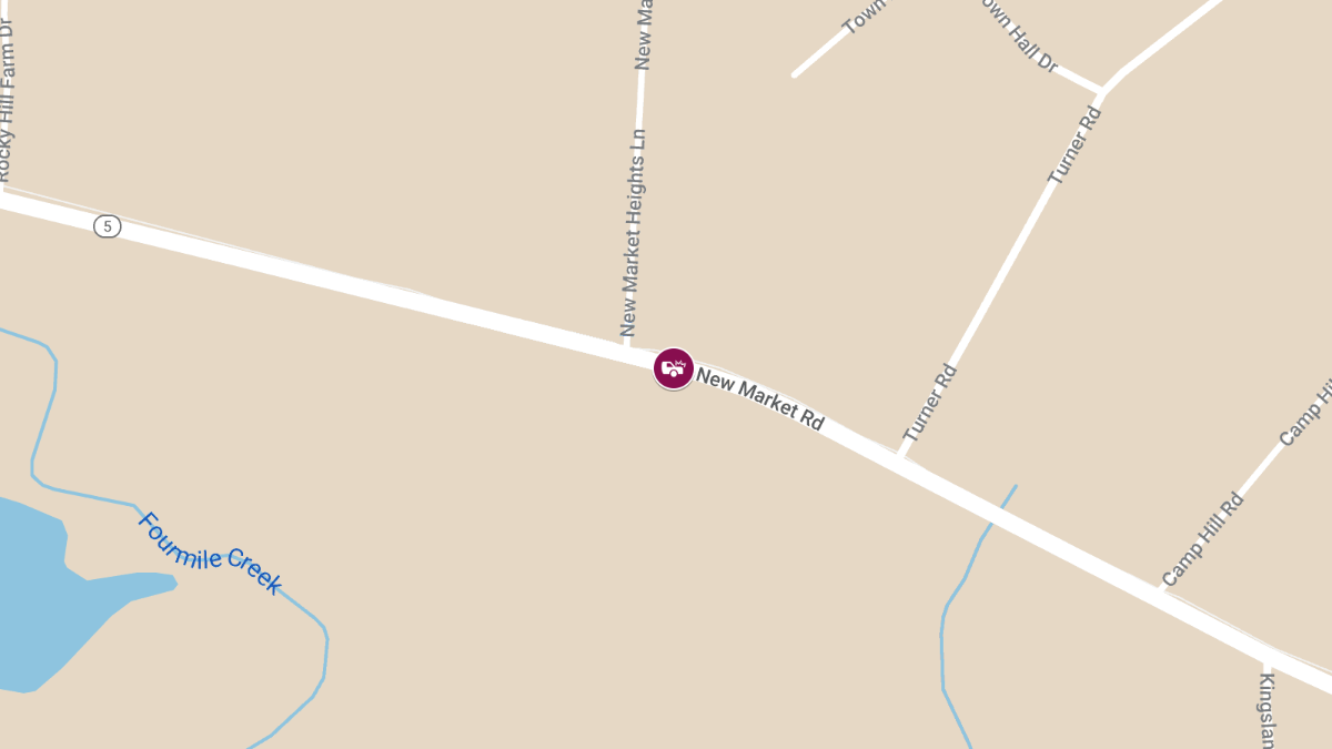 SUV Rear-End Collision with Entrapment on New Market Rd