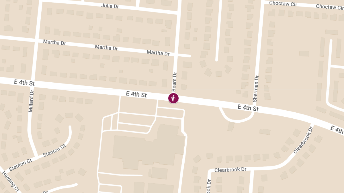 School Crossing Guard Injured in Pedestrian Crash at Beam Dr & 4th St