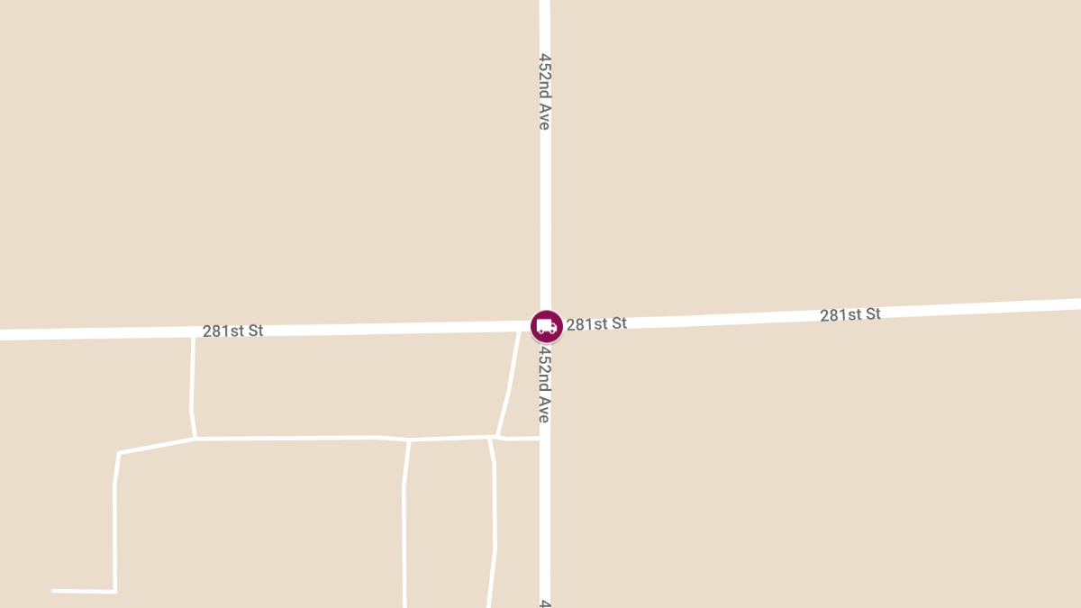 Semi-Truck Rollover with Injuries at 281st St & 452nd Ave