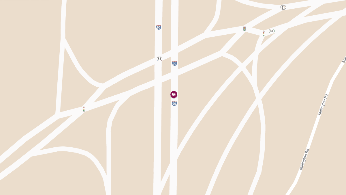 Semi-Truck and Snow Plow Collision with Serious Injuries on I-90 at MM 180 EB