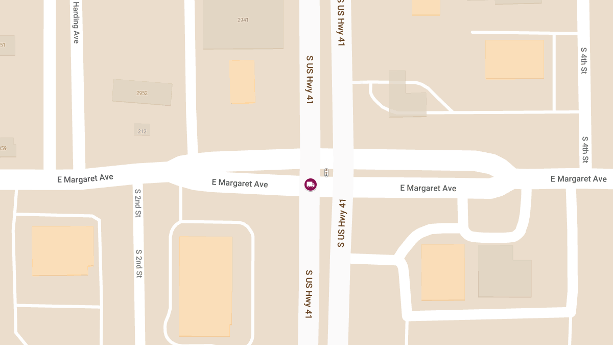 Semi-Truck and Vehicle Crash with Injuries at US-41 & Margaret Ave