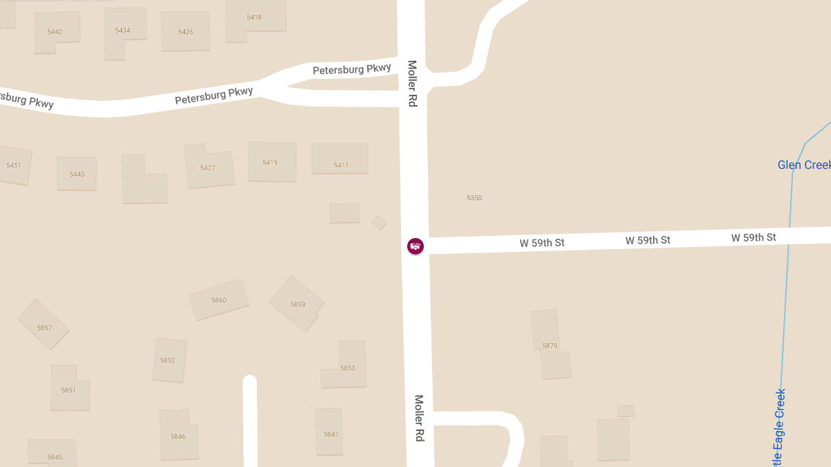 Serious Bodily Injury Crash at W 59th St & Moller Rd