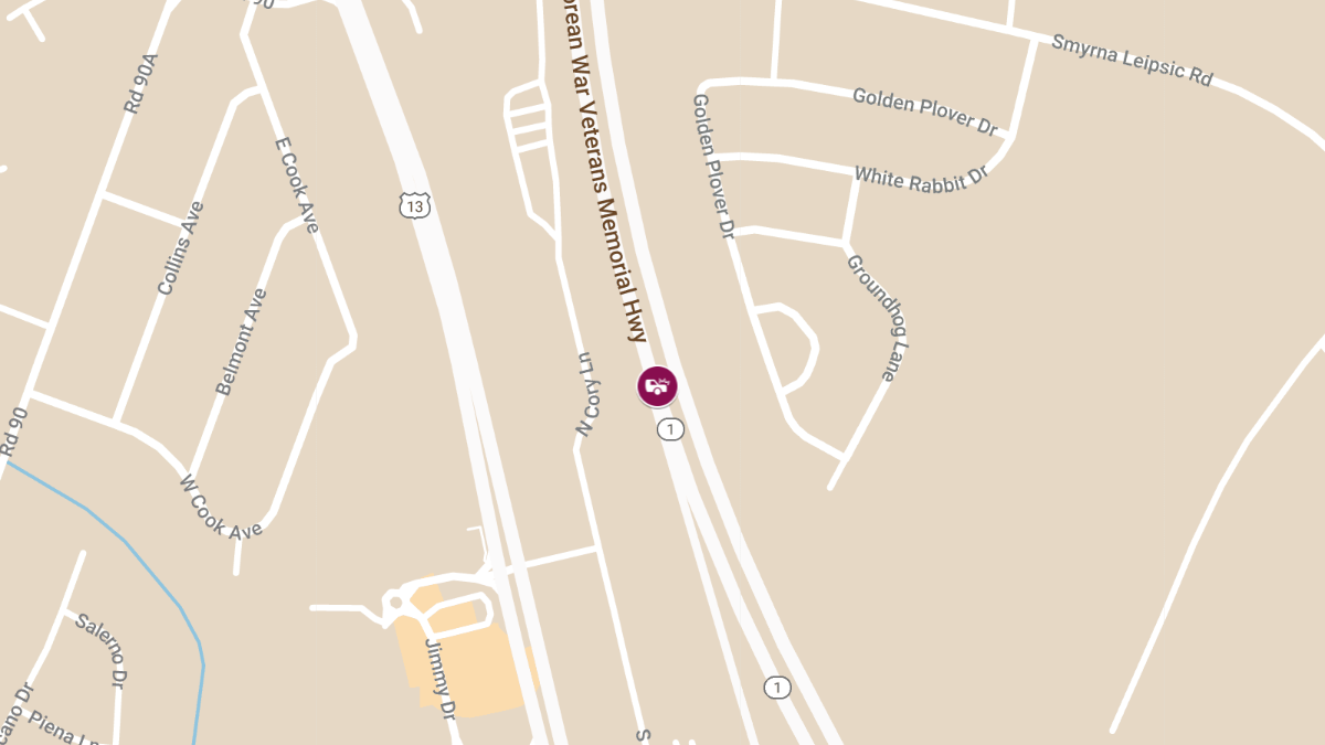Serious Collision Closes Rte 1 NB Between North Dover and South Smyrna