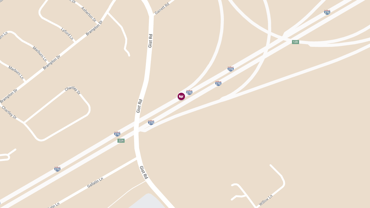 Serious Injury Crash on I-270 at Hwy 370