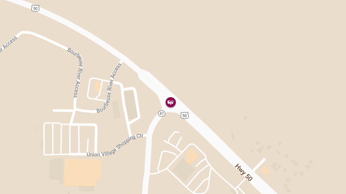 Serious Injury Crash on US-50 at Missouri 47