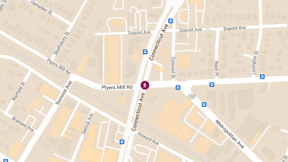 Serious Pedestrian Crush With Injuries at Plyers Mill Rd & Connecticut Ave