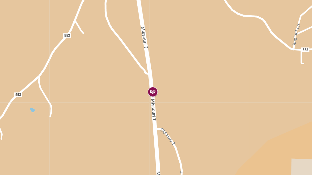 Serious Two-Vehicle Crash on Highway T Near Poplar Bluff