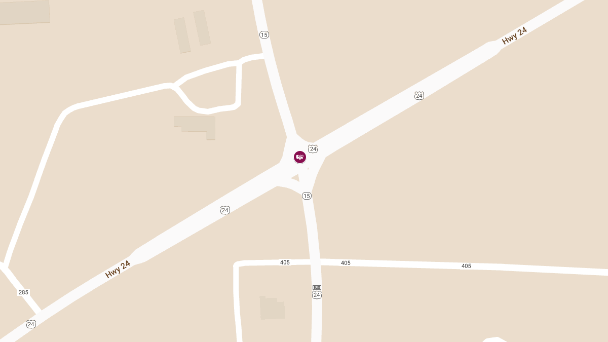 Serious Two-Vehicle Injury Crash on US 24 at MO 15