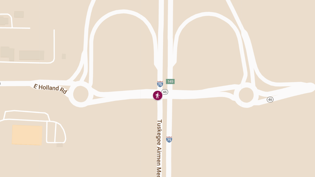 State Trooper Injured After Patrol Car Hit on I-75 at M-46