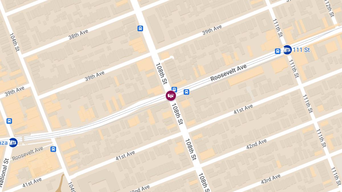 State Trooper Injured in Traffic Stop Collision at Roosevelt Ave & 108th St