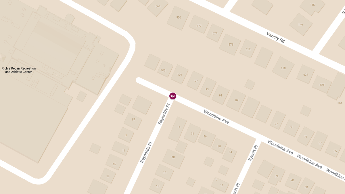 Stolen Vehicle Crashes Into Stone Wall at Reynolds Pl & Woodbine Ave