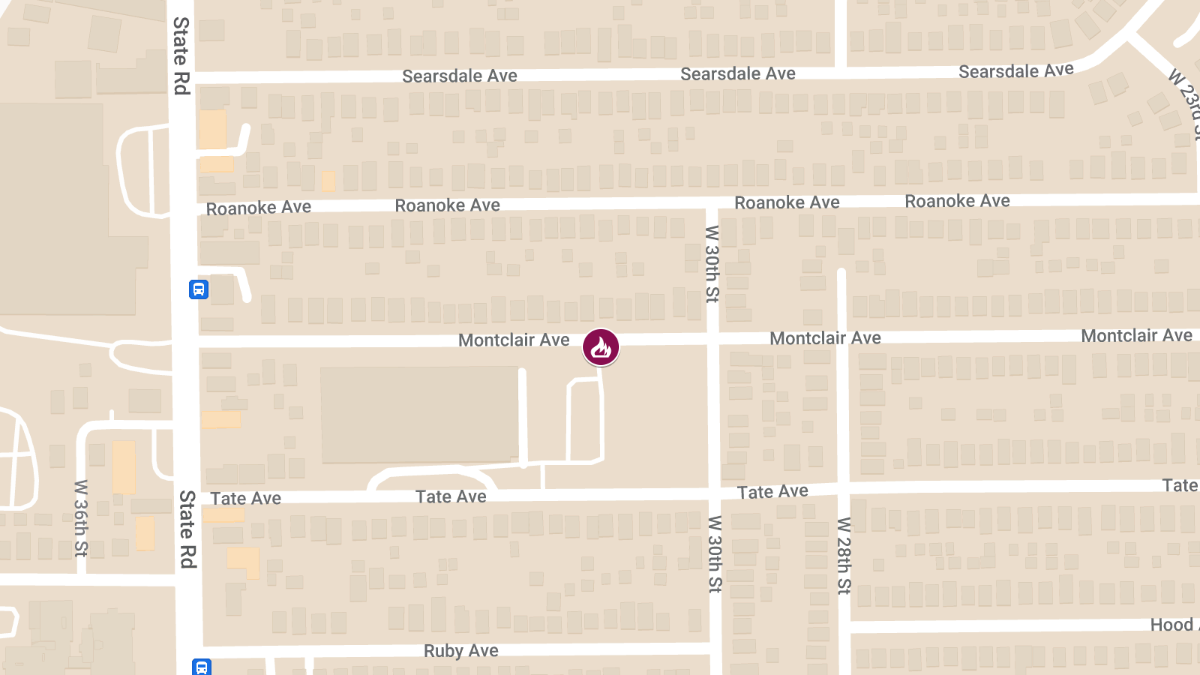 Structure Fire With Potential Injuries at 3216 Montclair Ave