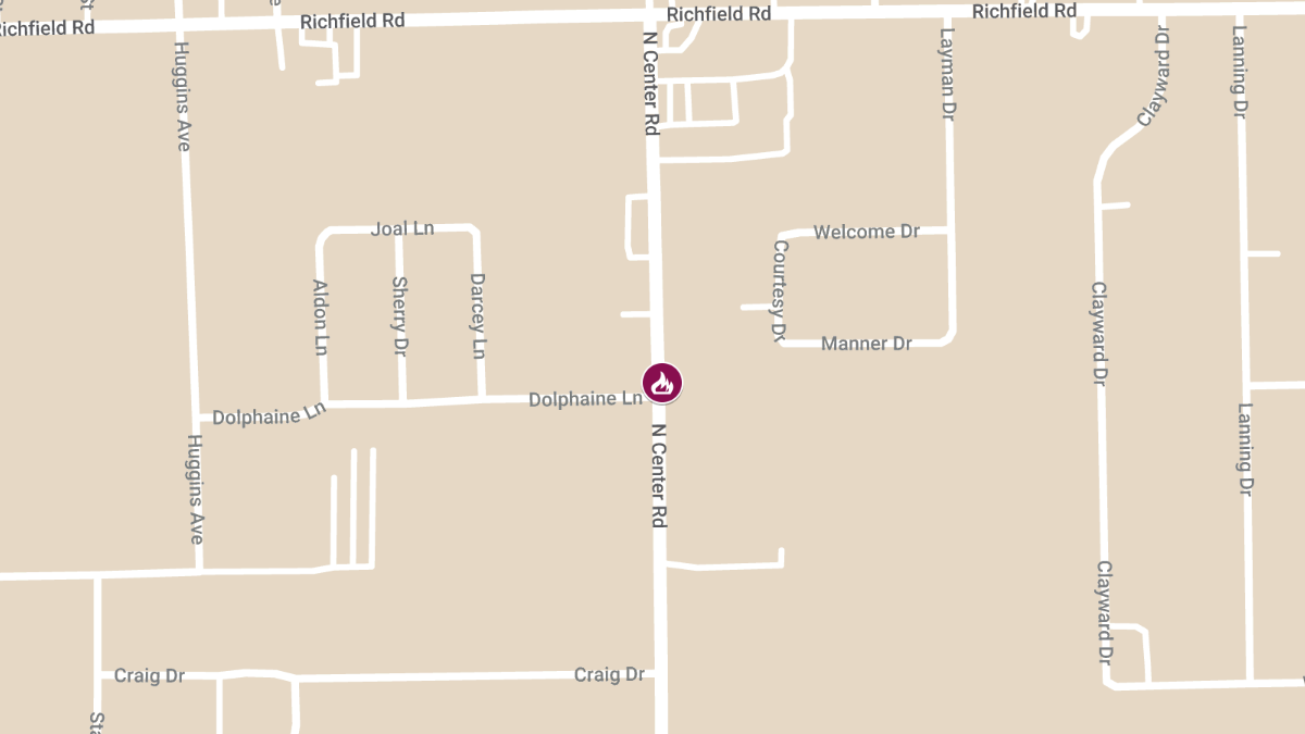 Structure Fire with Entrapment at 2444 N Center Rd