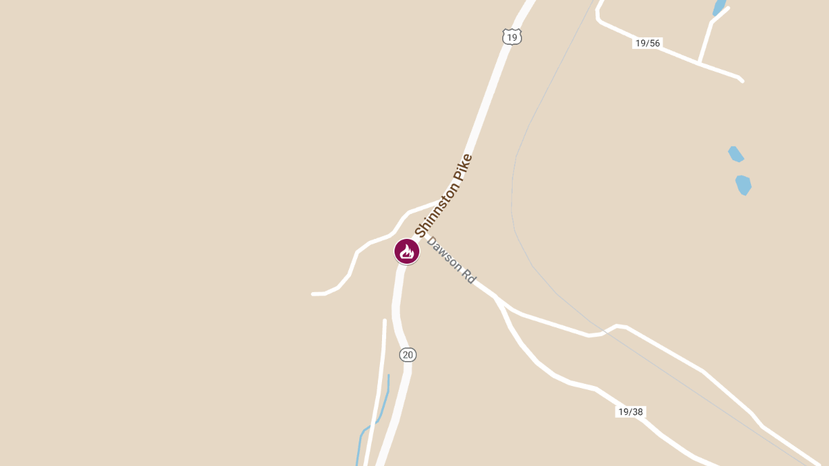Structure Fire with Entrapment on Shinnston Pike