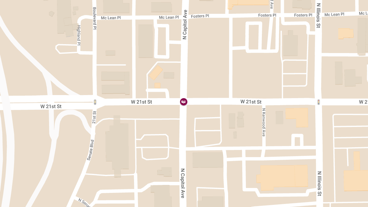 T-Bone Crash at W 21st St & N Capitol Ave Results in Injuries