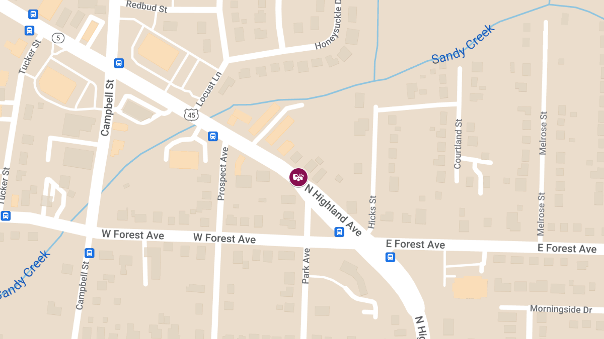 Three Hospitalized After Two-Vehicle Crash at Park Ave & Highland St