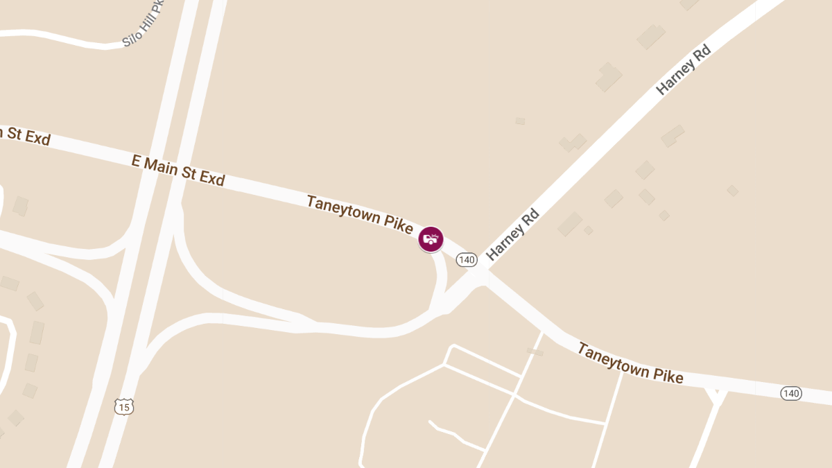 Three Injured in Two-Vehicle Collision on Taneytown Pike