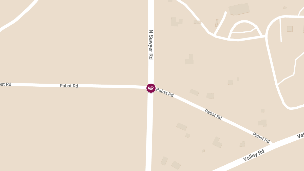 Three-Vehicle Accident at Sawyer Rd & Pabst Rd