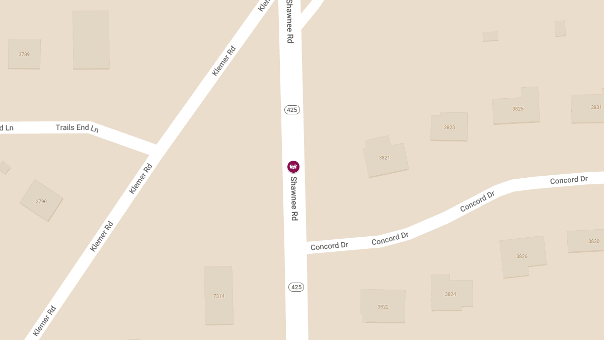 Three-Vehicle Accident with Injuries on Shawnee Rd